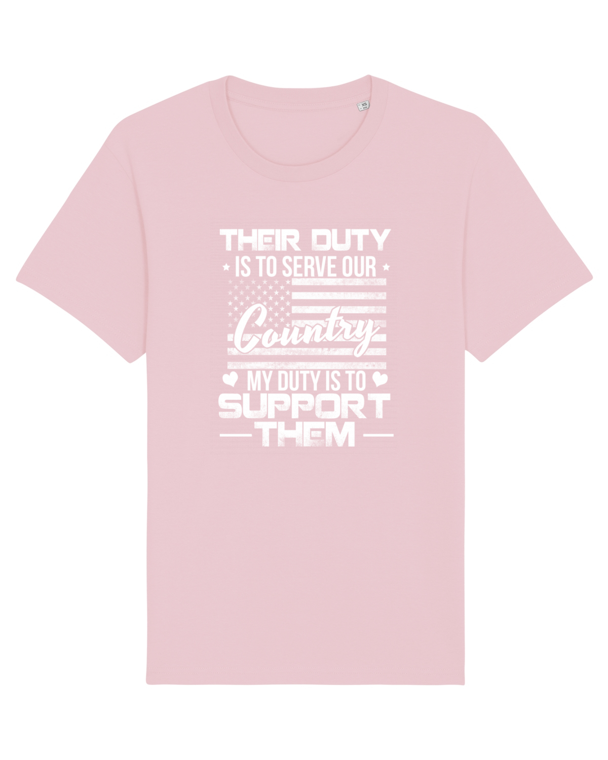 Tricou mânecă scurtă Unisex Rocker Cotton Pink