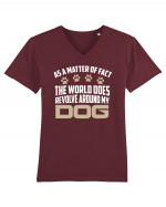 DOG Tricou mânecă scurtă guler V Bărbat Presenter