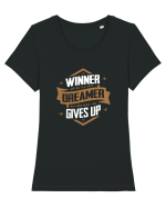 WINNER Tricou mânecă scurtă guler larg fitted Damă Expresser