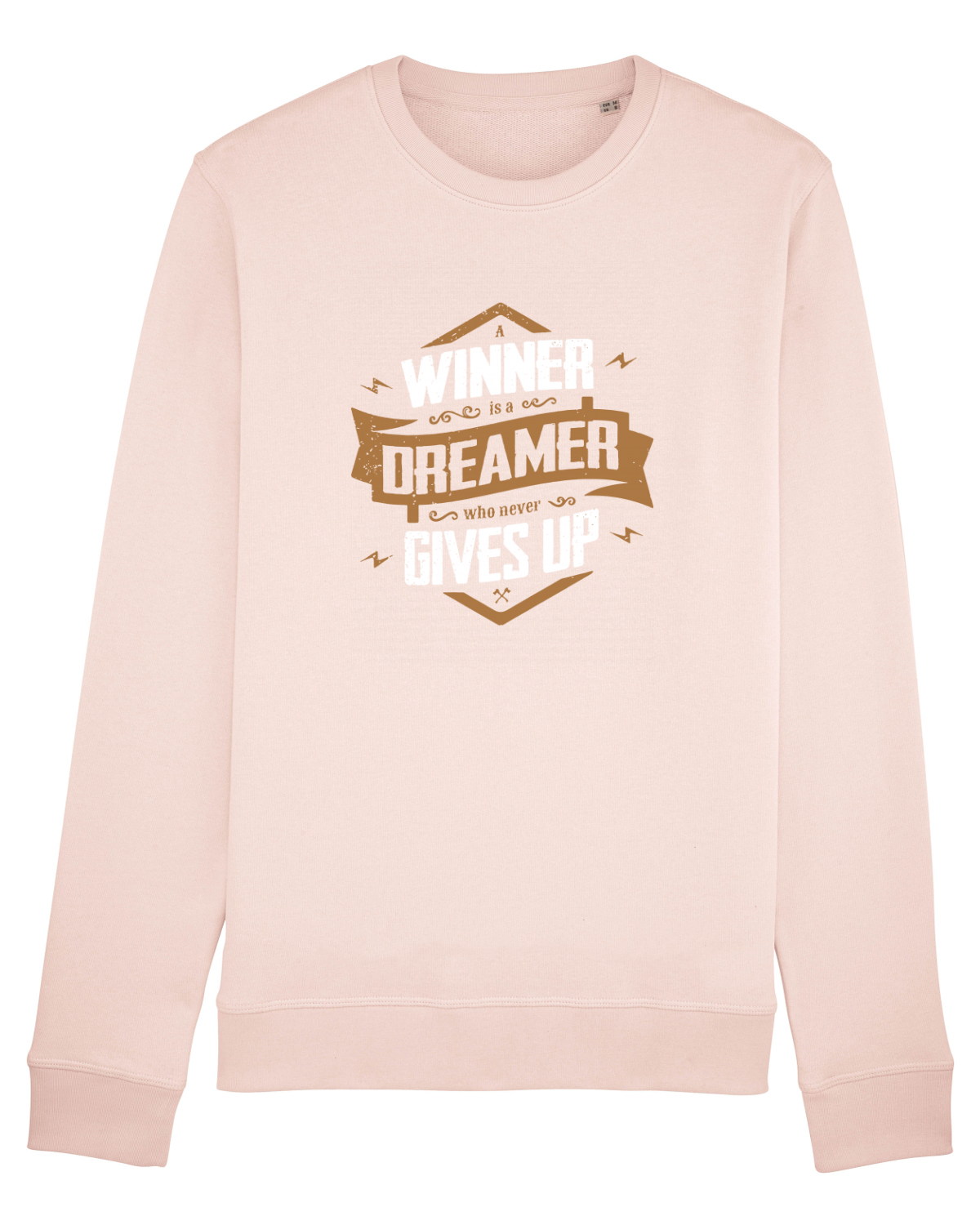 Bluză mânecă lungă Unisex Rise Candy Pink