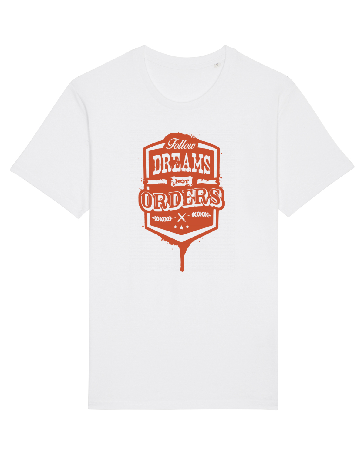 Tricou mânecă scurtă Unisex Rocker White