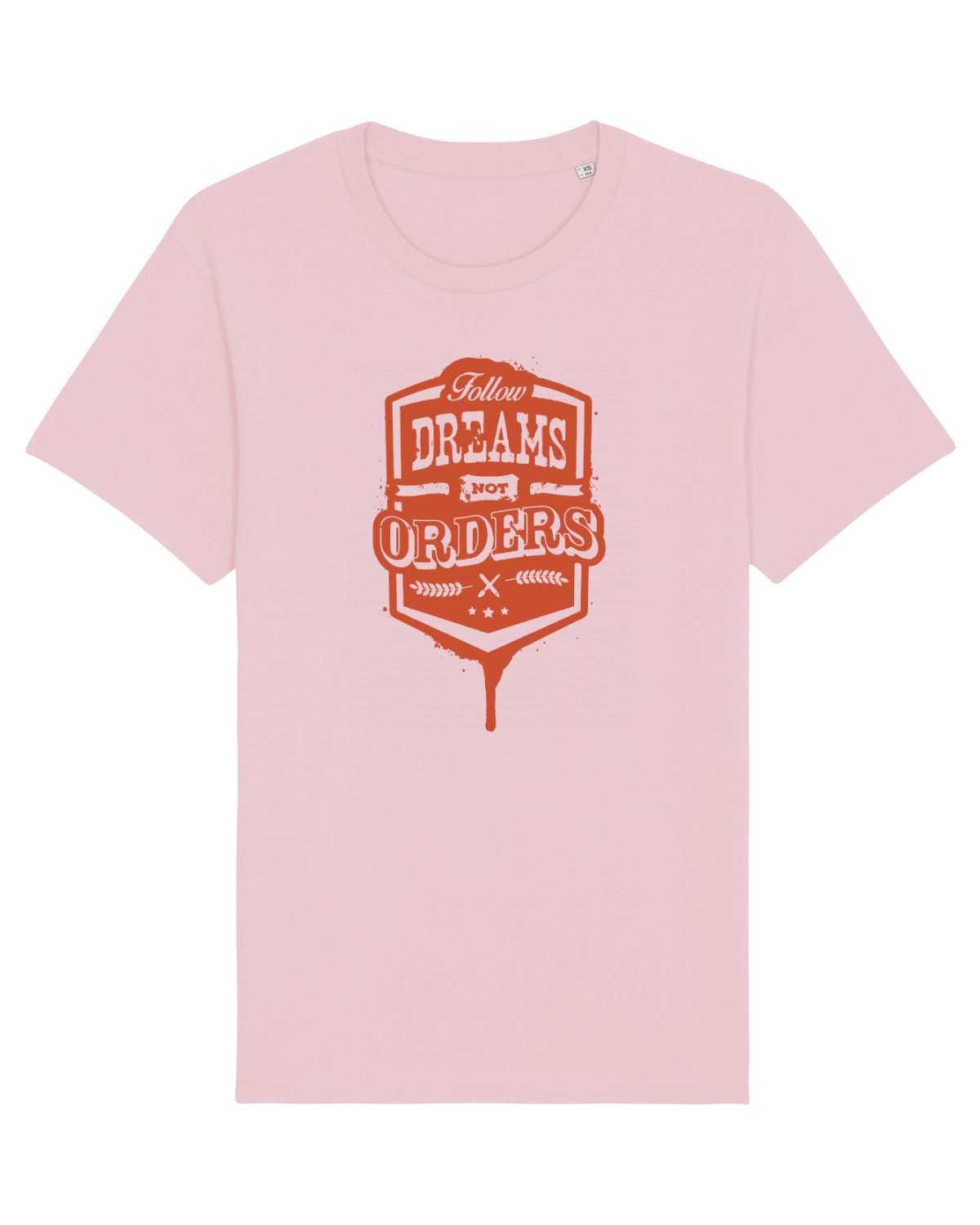 Tricou mânecă scurtă Unisex Rocker Cotton Pink