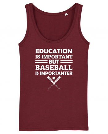 BASEBALL Burgundy