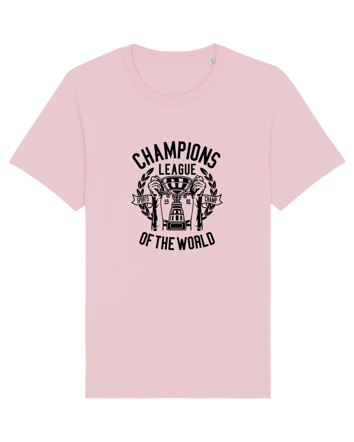 Tricou mânecă scurtă Unisex Rocker Cotton Pink