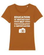 PHOTOGRAPHY Tricou mânecă scurtă guler larg fitted Damă Expresser