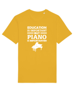 PIANO Tricou mânecă scurtă Unisex Rocker