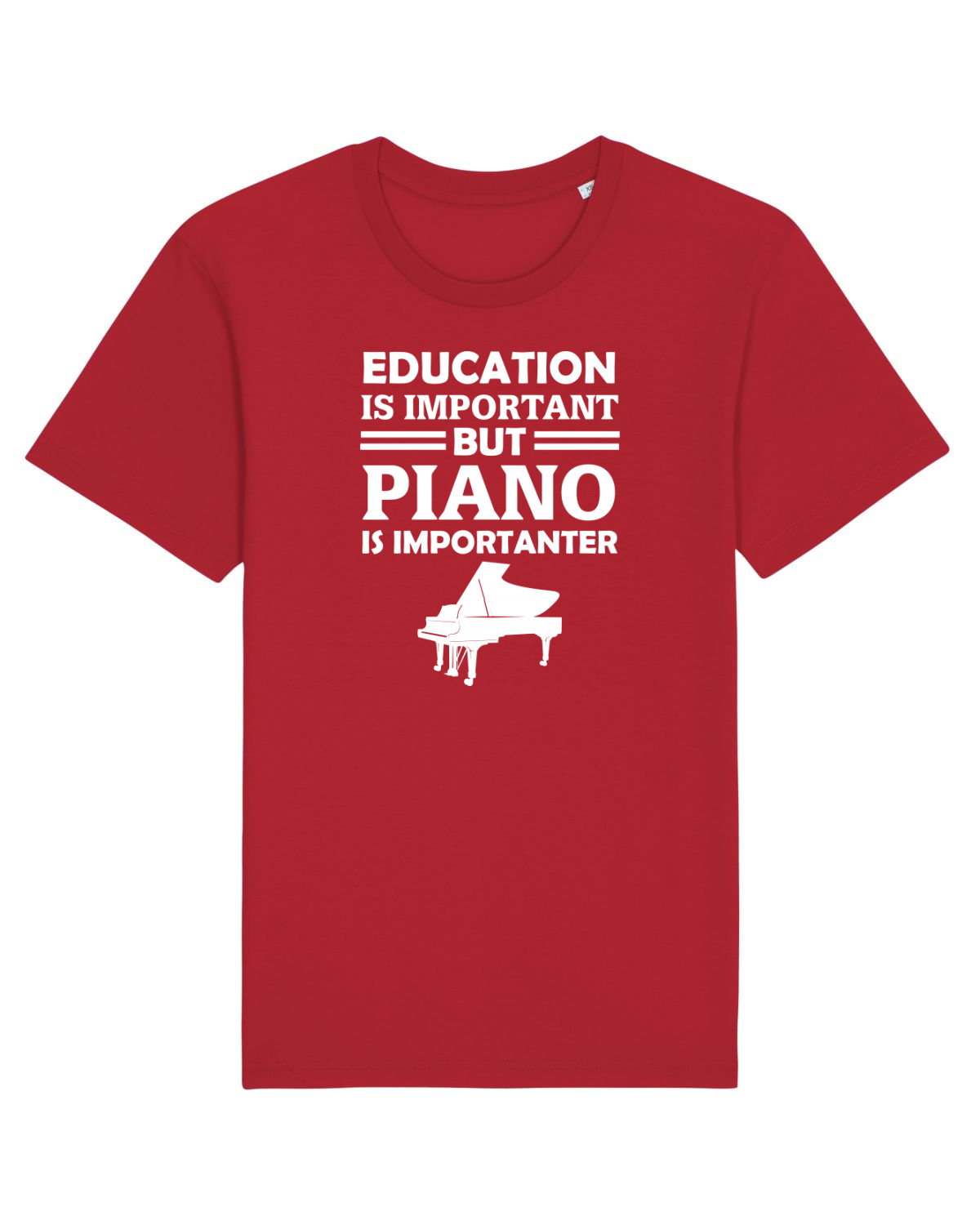 Tricou mânecă scurtă Unisex Rocker Red