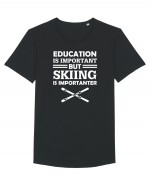 SKIING Tricou mânecă scurtă guler larg Bărbat Skater