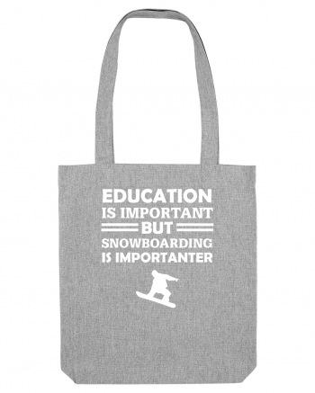 SNOWBOARDING Heather Grey