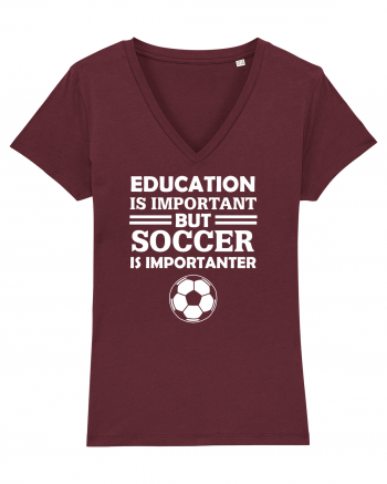 SOCCER Burgundy