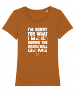 BASKETBALL Tricou mânecă scurtă guler larg fitted Damă Expresser