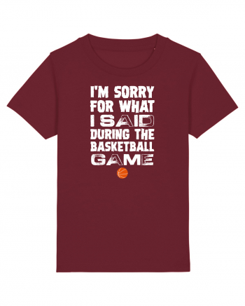 BASKETBALL Burgundy