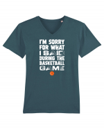 BASKETBALL Tricou mânecă scurtă guler V Bărbat Presenter