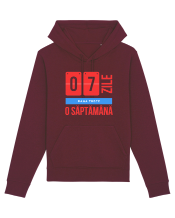 7 Zile pana trece o saptamana Burgundy