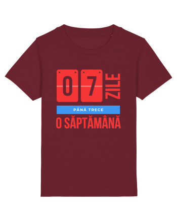 7 Zile pana trece o saptamana Burgundy