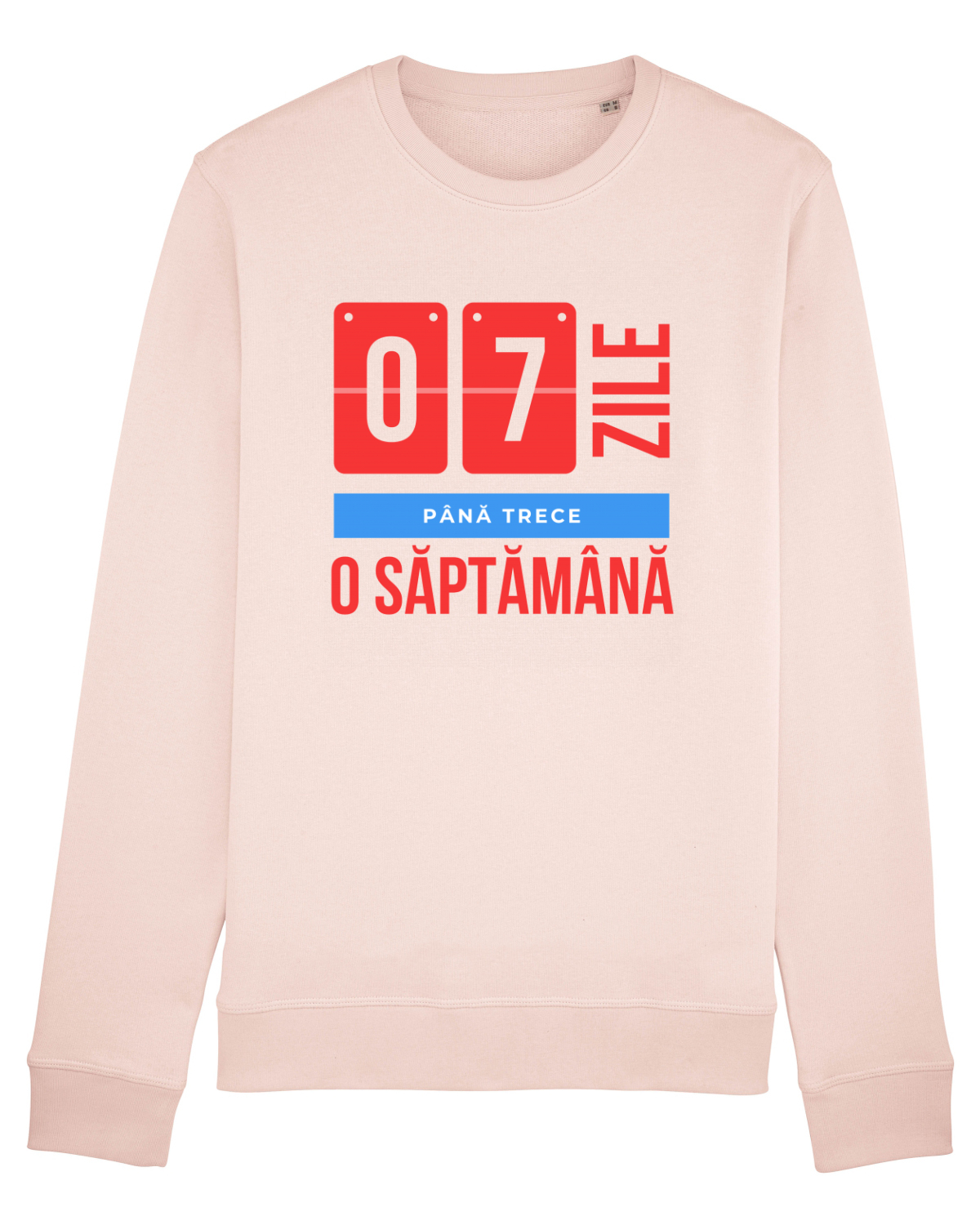 Bluză mânecă lungă Unisex Rise Candy Pink