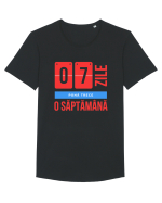 7 Zile pana trece o saptamana Tricou mânecă scurtă guler larg Bărbat Skater