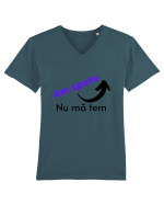 Am spate.  Nu ma tem! Tricou mânecă scurtă guler V Bărbat Presenter
