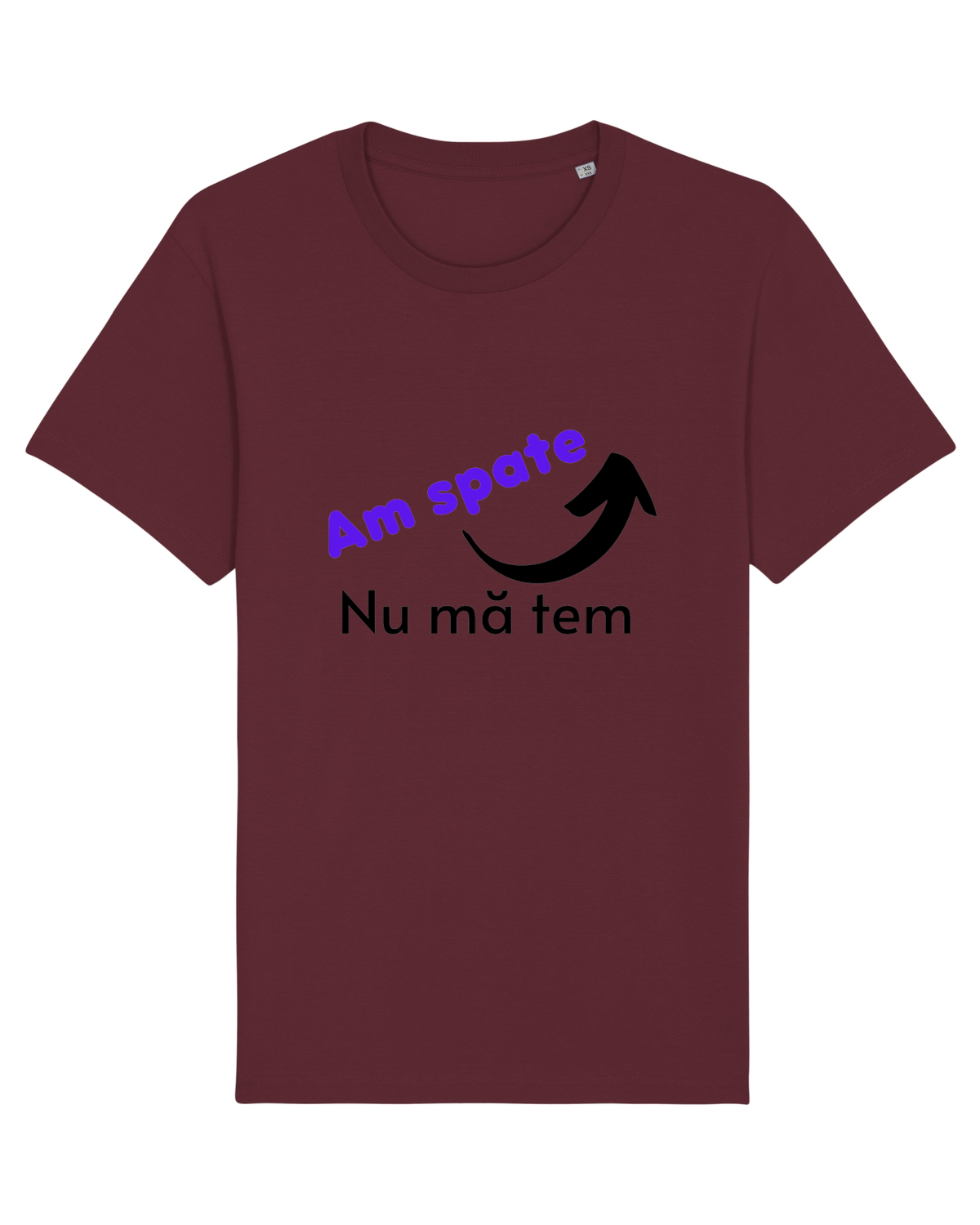Tricou mânecă scurtă Unisex Rocker Burgundy