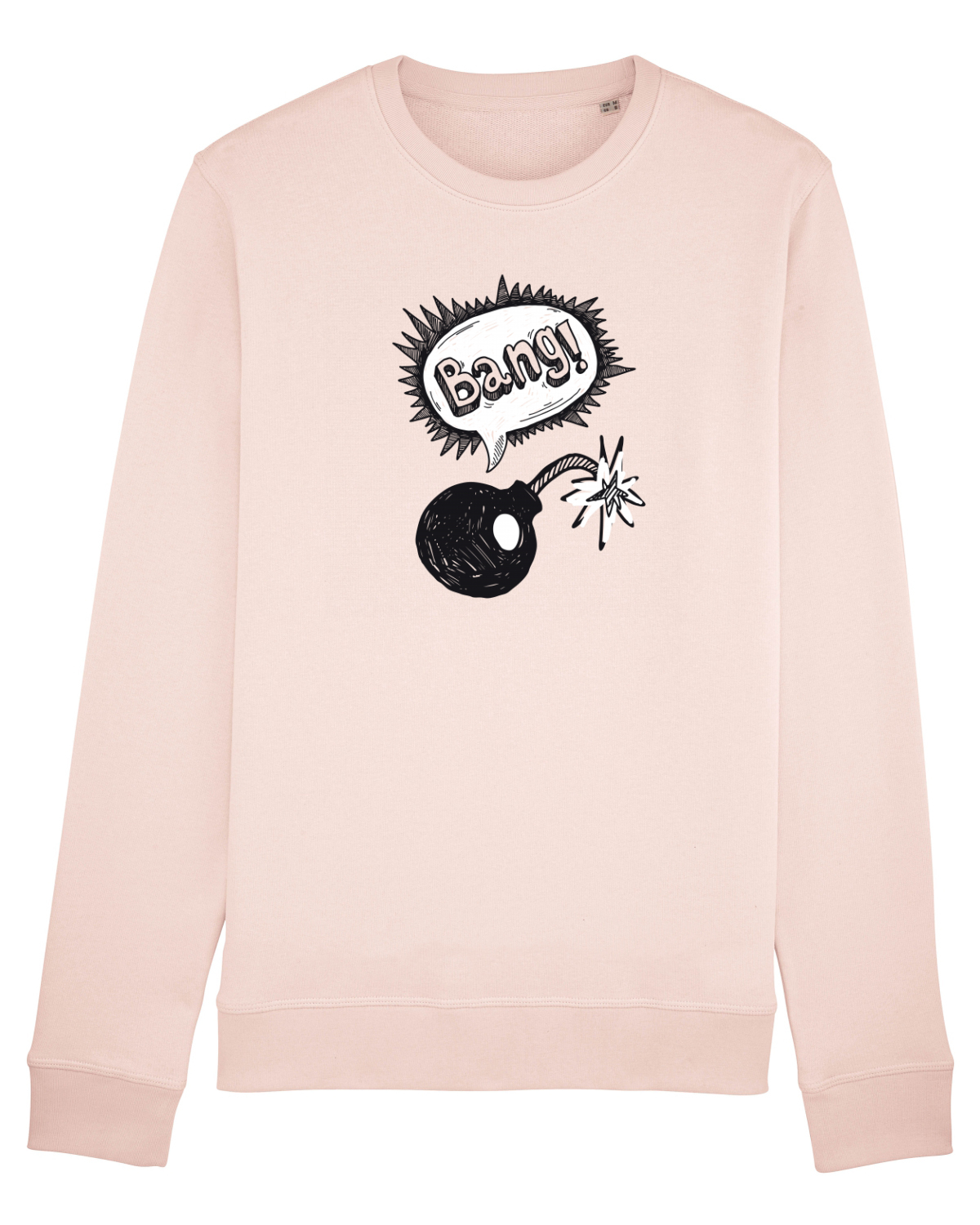 Bluză mânecă lungă Unisex Rise Candy Pink