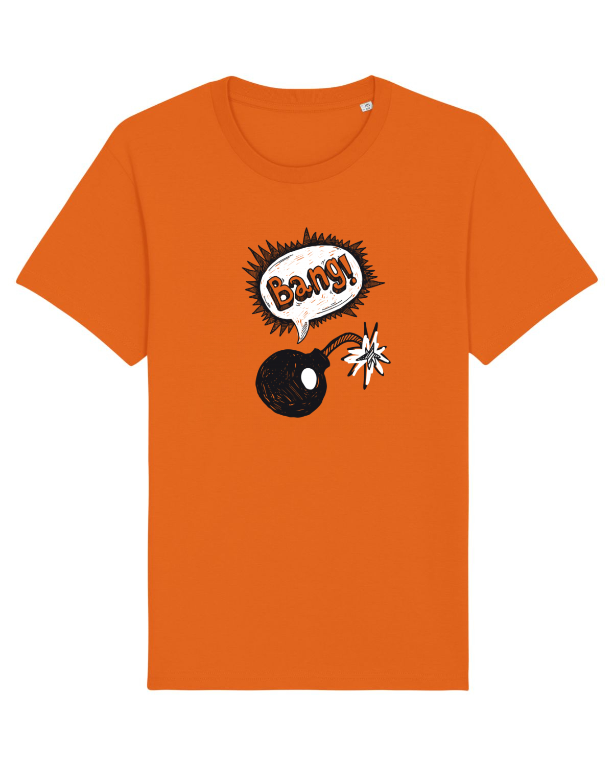 Tricou mânecă scurtă Unisex Rocker Bright Orange