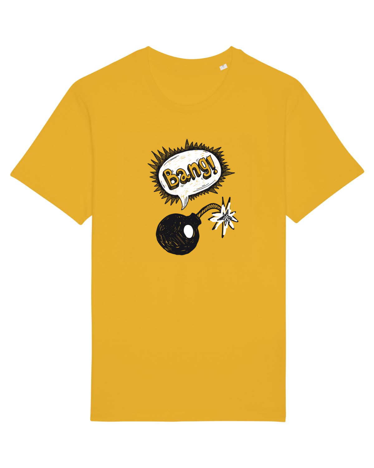 Tricou mânecă scurtă Unisex Rocker Spectra Yellow