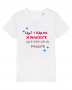 Cine-i harnic si munceste n-are tot ce isi doreste Tricou mânecă scurtă  Copii Mini Creator