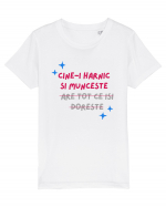 Cine-i harnic si munceste n-are tot ce isi doreste Tricou mânecă scurtă  Copii Mini Creator