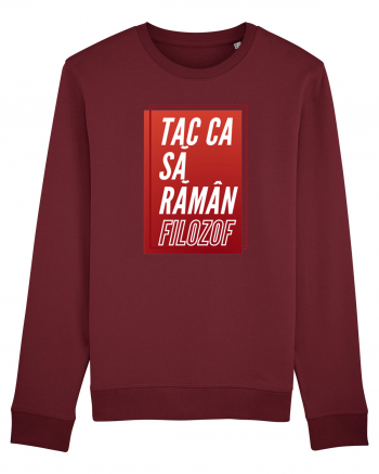 Dacă tăceai filozof rămâneai Burgundy