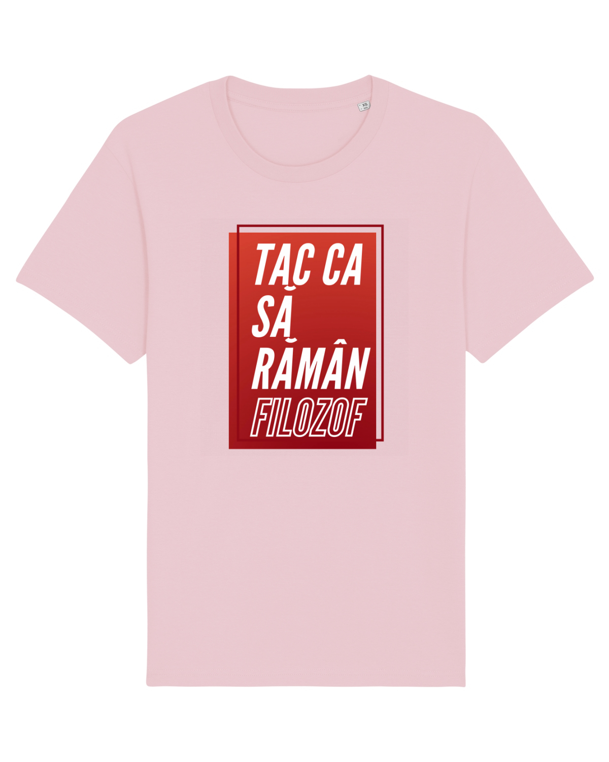 Tricou mânecă scurtă Unisex Rocker Cotton Pink