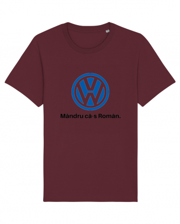 VW. Mândru că-s Român Burgundy