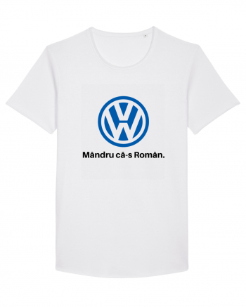 VW. Mândru că-s Român White