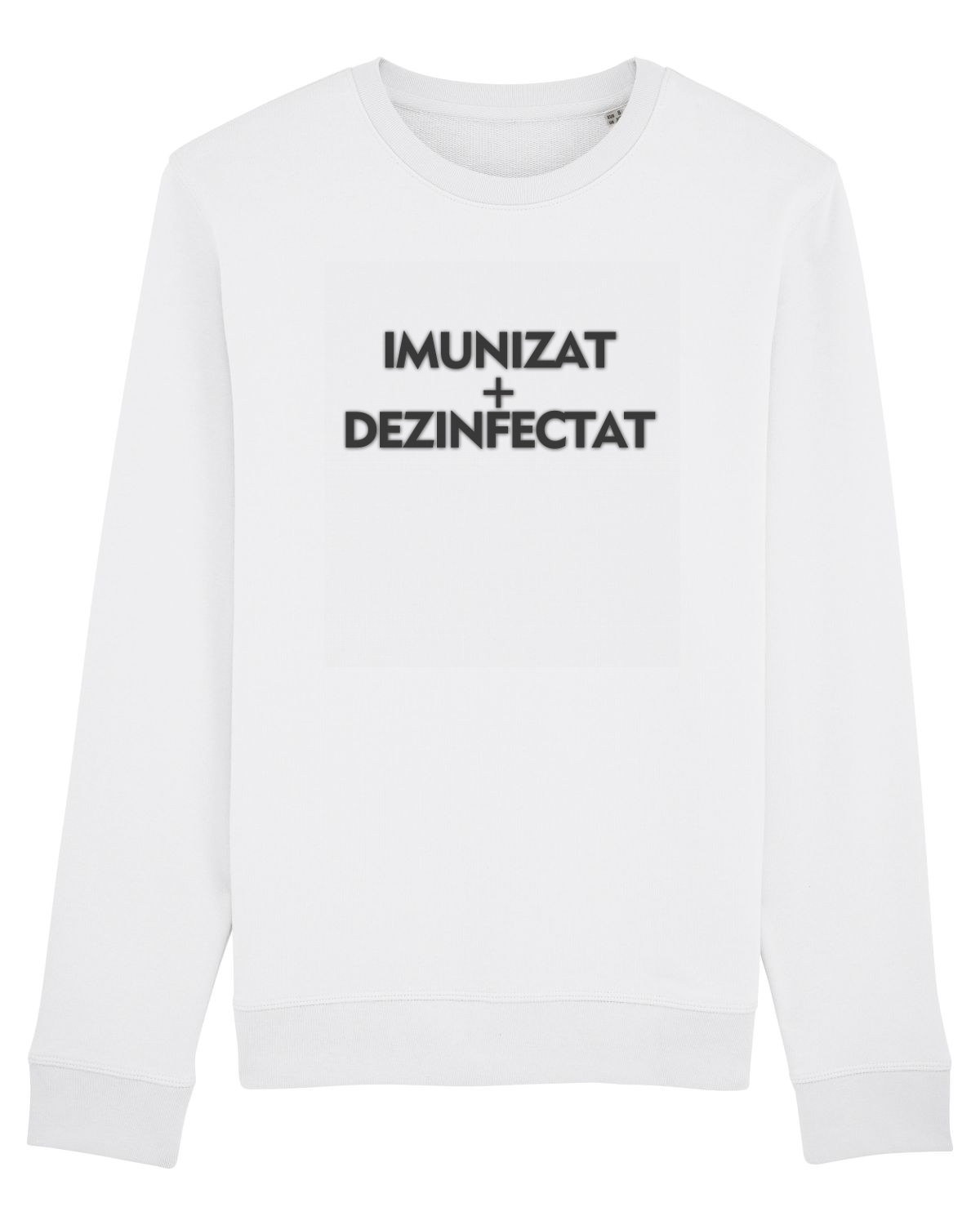 Bluză mânecă lungă Unisex Rise White