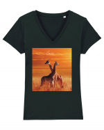 Love #2 Tricou mânecă scurtă guler V Damă Evoker