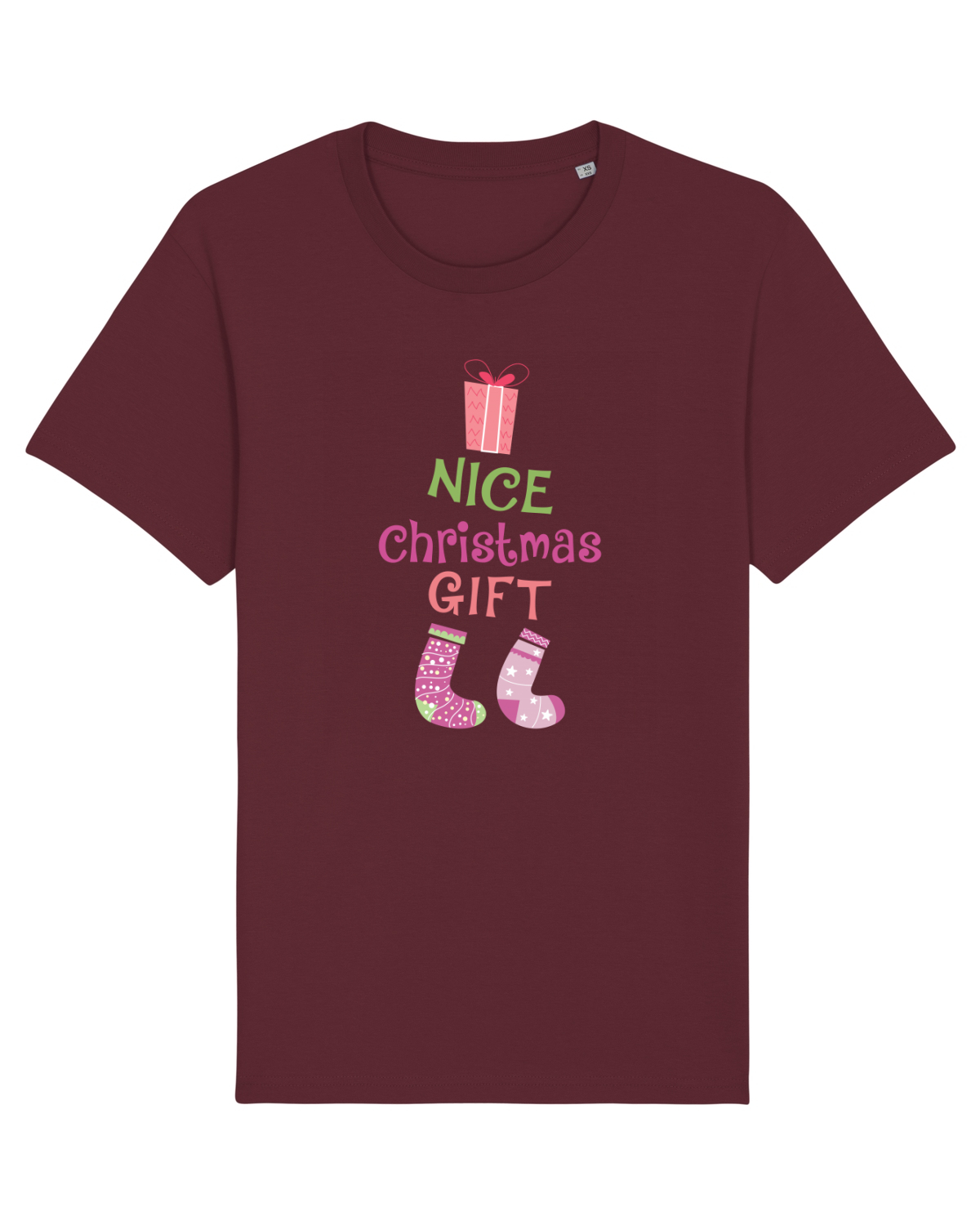 Tricou mânecă scurtă Unisex Rocker Burgundy