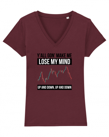 Lose My Mind (Trading) negru Burgundy