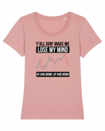 Lose My Mind (Trading) negru Tricou mânecă scurtă guler larg fitted Damă Expresser