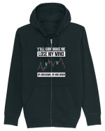 Lose My Mind (Trading) alb Hanorac cu fermoar Unisex Connector