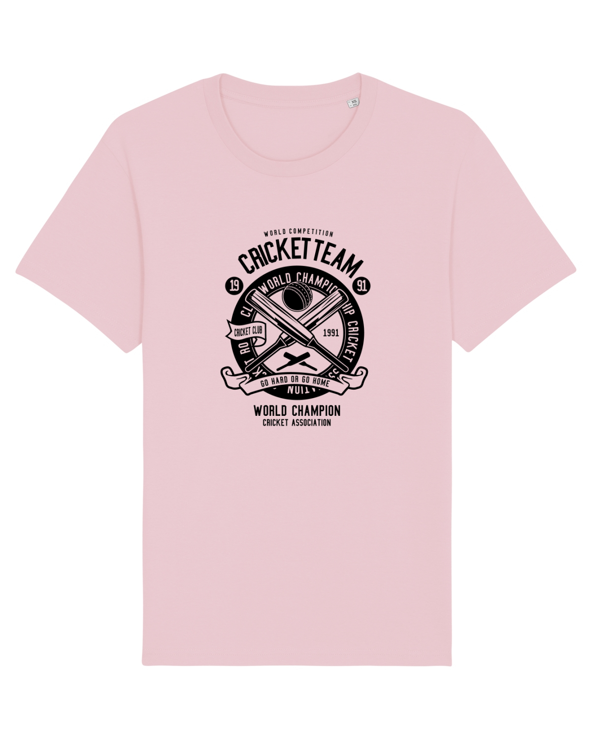 Tricou mânecă scurtă Unisex Rocker Cotton Pink