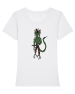 MUTANT REPTILE Tricou mânecă scurtă guler larg fitted Damă Expresser