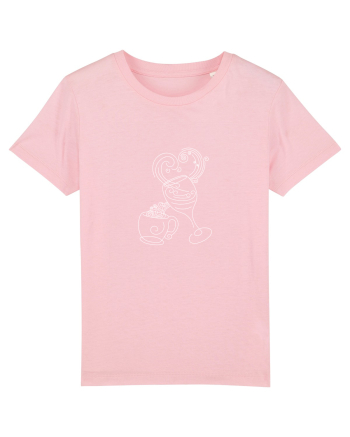 Coffee and Wine (alb) Cotton Pink