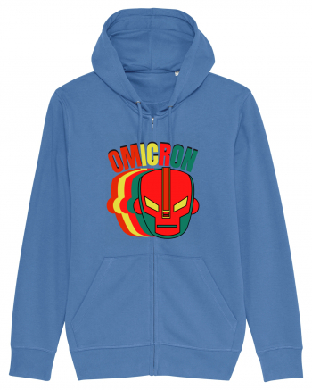 Omicron Covid Variant Bright Blue