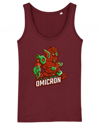 Omicron Covid Variant Burgundy