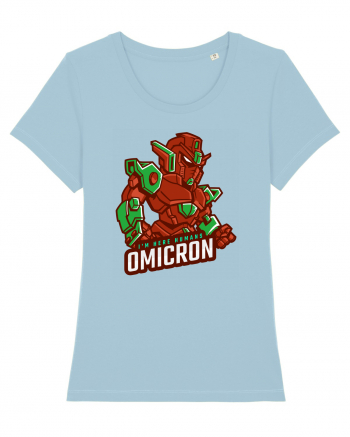 Omicron Covid Variant Sky Blue