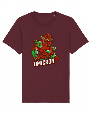 Omicron Covid Variant Burgundy