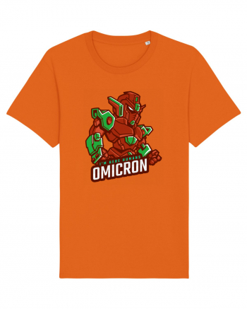 Omicron Covid Variant Bright Orange