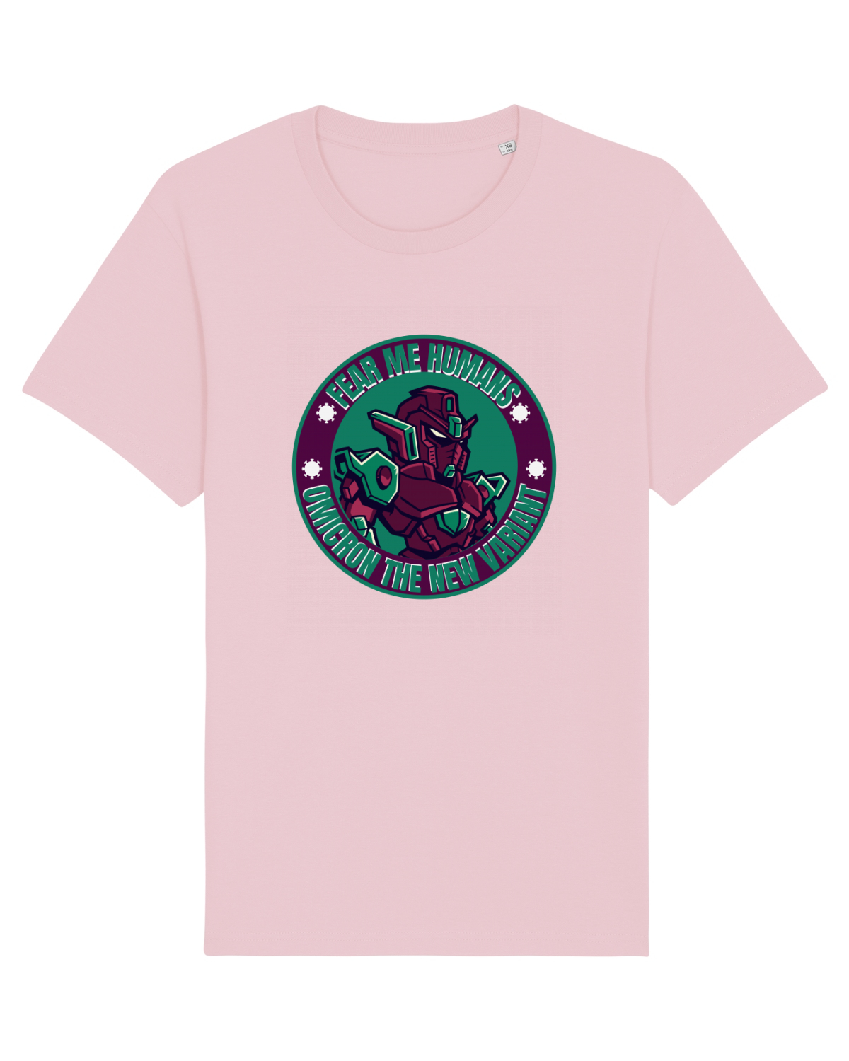 Tricou mânecă scurtă Unisex Rocker Cotton Pink
