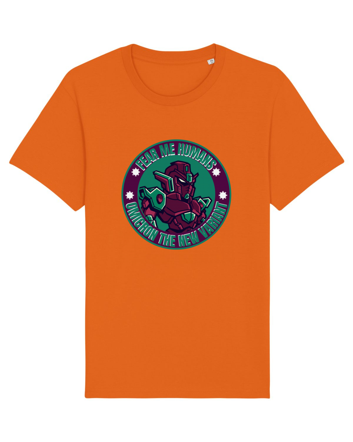 Tricou mânecă scurtă Unisex Rocker Bright Orange