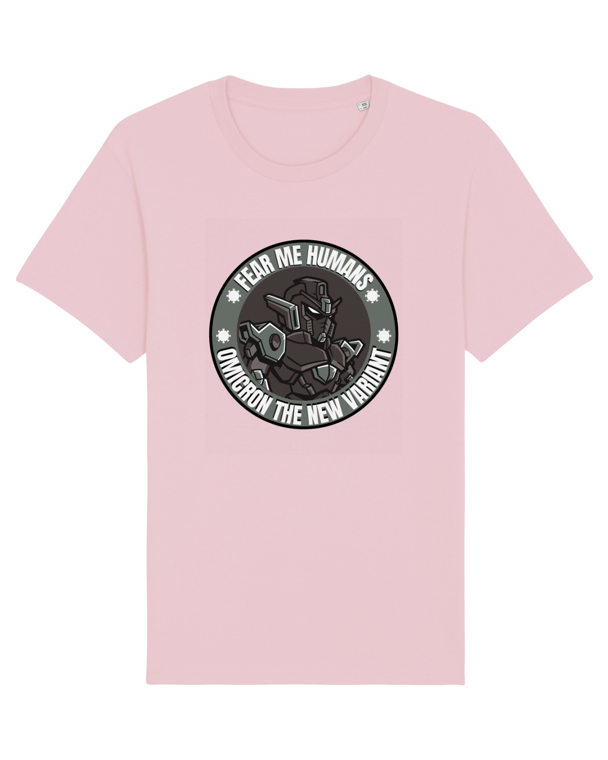 Tricou mânecă scurtă Unisex Rocker Cotton Pink