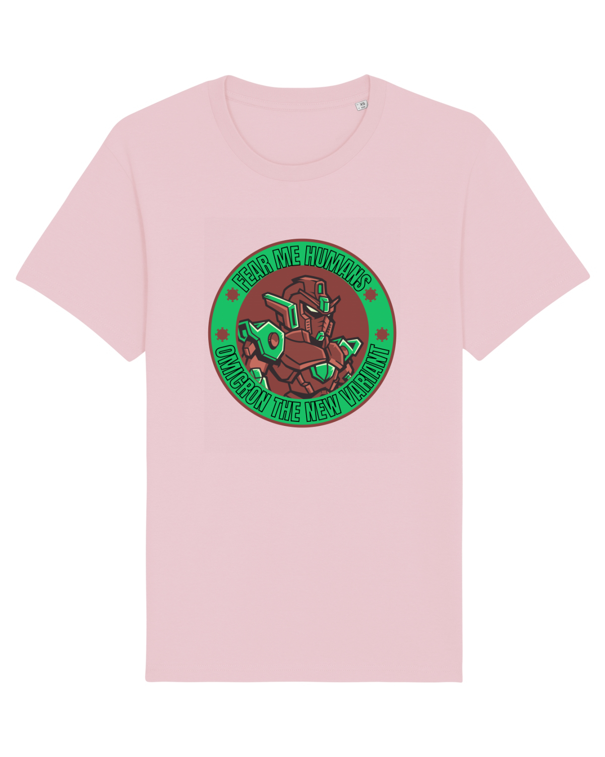 Tricou mânecă scurtă Unisex Rocker Cotton Pink